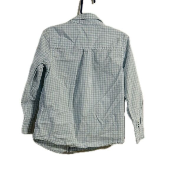 Gymboree Light Blue Checkered Button Down Shirt - Picture 2 of 4